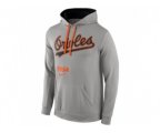 Baltimore Orioles Nike Cooperstown Performance Pullover Gray MLB Hoodie