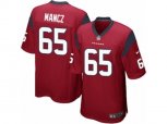 Houston Texans #65 Greg Mancz Game Red Alternate NFL Jersey