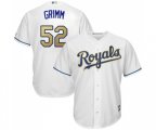 Kansas City Royals #52 Justin Grimm Replica White Home Cool Base Baseball Jersey
