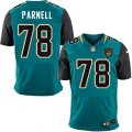 Jacksonville Jaguars #78 Jermey Parnell Teal Green Team Color Vapor Untouchable Elite Player NFL Jersey
