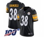 Pittsburgh Steelers #38 Jaylen Samuels Black Team Color Vapor Untouchable Limited Player 100th Season Football Jersey