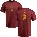Cleveland Cavaliers #3 George Hill Maroon Backer T-Shirt