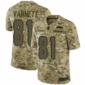 Seattle Seahawks #81 Nick Vannett Limited Camo 2018 Salute to Service NFL Jersey