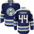 Columbus Blue Jackets #44 Taylor Chorney Authentic Navy Blue Third NHL Jersey