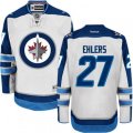 Winnipeg Jets #27 Nikolaj Ehlers Authentic White Away NHL Jersey