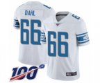 Detroit Lions #66 Joe Dahl White Vapor Untouchable Limited Player 100th Season Football Jersey