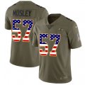 Baltimore Ravens #57 C.J. Mosley Limited Olive USA Flag Salute to Service NFL Jersey
