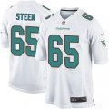 Miami Dolphins #65 Anthony Steen Game White NFL Jersey