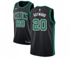 Boston Celtics #20 Gordon Hayward Authentic Black NBA Jersey - Statement Edition