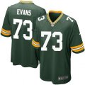 Green Bay Packers #73 Jahri Evans Game Green Team Color NFL Jersey