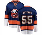 New York Islanders #55 Johnny Boychuk Fanatics Branded Royal Blue Home Breakaway NHL Jersey