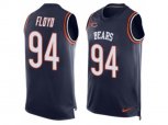 Chicago Bears #94 Leonard Floyd Limited Navy Blue Player Name & Number Tank Top NFL