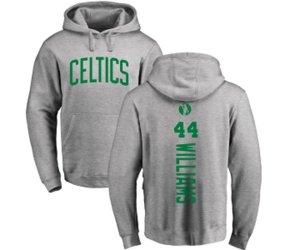 Boston Celtics #44 Robert Williams Ash Backer Pullover Hoodie