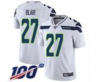 Seattle Seahawks #27 Marquise Blair White Vapor Untouchable Limited Player 100th Season Football Jersey