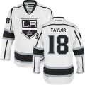 Los Angeles Kings #18 Dave Taylor Authentic White Away NHL Jersey