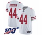 San Francisco 49ers #44 Kyle Juszczyk White Vapor Untouchable Limited Player 100th Season Football Jersey