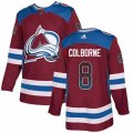 Colorado Avalanche #8 Joe Colborne Authentic Burgundy Drift Fashion NHL Jersey