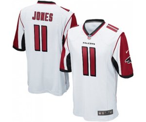 Atlanta Falcons #11 Julio Jones Game White Football Jersey