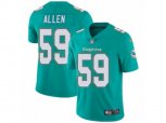 Miami Dolphins #59 Chase Allen Aqua Green Team Color Vapor Untouchable Limited Player NFL Jersey