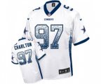 Dallas Cowboys #97 Taco Charlton Elite White Drift Fashion Football Jersey