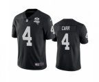 Las Vegas Raiders #4 Derek Carr Black 2020 Inaugural Season Vapor Limited Jersey
