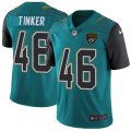 Jacksonville Jaguars #46 Carson Tinker Teal Green Team Color Vapor Untouchable Limited Player NFL Jersey