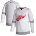 Detroit Red Wings adidas Blank White 2020-21 Reverse Retro Authentic Jersey