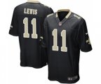 New Orleans Saints #11 Tommylee Lewis Game Black Team Color Football Jersey