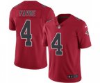 Atlanta Falcons #4 Brett Favre Limited Red Rush Vapor Untouchable Football Jersey