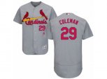 St. Louis Cardinals #29 Vince Coleman Grey Flexbase Authentic Collection MLB Jersey