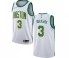 Boston Celtics #3 Dennis Johnson Swingman White Basketball Jersey - City Edition
