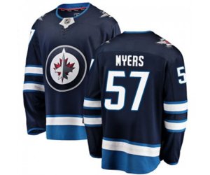 Winnipeg Jets #57 Tyler Myers Fanatics Branded Navy Blue Home Breakaway NHL Jersey