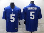 New York Giants #5 Kayvon Thibodeaux 2022 Blue Vapor Untouchable Limited Stitched Jersey
