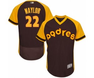 San Diego Padres Josh Naylor Brown Alternate Cooperstown Authentic Collection Flex Base Baseball Player Jersey