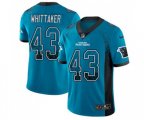 Carolina Panthers #43 Fozzy Whittaker Limited Blue Rush Drift Fashion Football Jersey