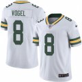 Green Bay Packers #8 Justin Vogel White Vapor Untouchable Limited Player NFL Jersey