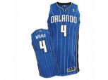 Orlando Magic #4 Arron Afflalo Authentic Royal Blue Road NBA Jersey