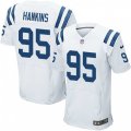 Indianapolis Colts #95 Johnathan Hankins Elite White NFL Jersey