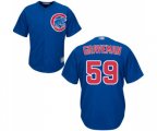 Chicago Cubs #59 Kendall Graveman Replica Royal Blue Alternate Cool Base Baseball Jersey