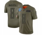 Tennessee Titans #8 Marcus Mariota Limited Camo 2019 Salute to Service Football Jersey