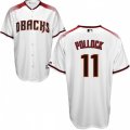 Arizona Diamondbacks #11 A. J. Pollock Authentic White Home Cool Base MLB Jersey