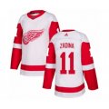 Detroit Red Wings #11 Filip Zadina Authentic White Away NHL Jersey