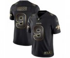 New Orleans Saints #9 Drew Brees Black Golden Edition 2019 Vapor Untouchable Limited Jersey