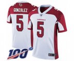 Arizona Cardinals #5 Zane Gonzalez White Vapor Untouchable Limited Player 100th Season Football Jersey