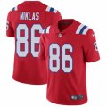 New England Patriots #86 Troy Niklas Red Alternate Vapor Untouchable Limited Player NFL Jersey