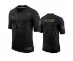 Seattle Seahawks #4 Michael Dickson Black 2020 Salute to Service Limited Jersey