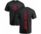 Houston Rockets #1 Michael Carter-Williams Black One Color Backer T-Shirt