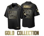 Tennessee Titans #29 Demarco Murray Gold Collection Black Jersey