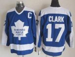 Toronto Maple Leafs #17 Wendel Clark 1978 CCM Vintage Throwback Blue NHL Jerseys For Wholesale