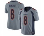Denver Broncos #8 Brandon McManus Limited Silver Inverted Legend Football Jersey